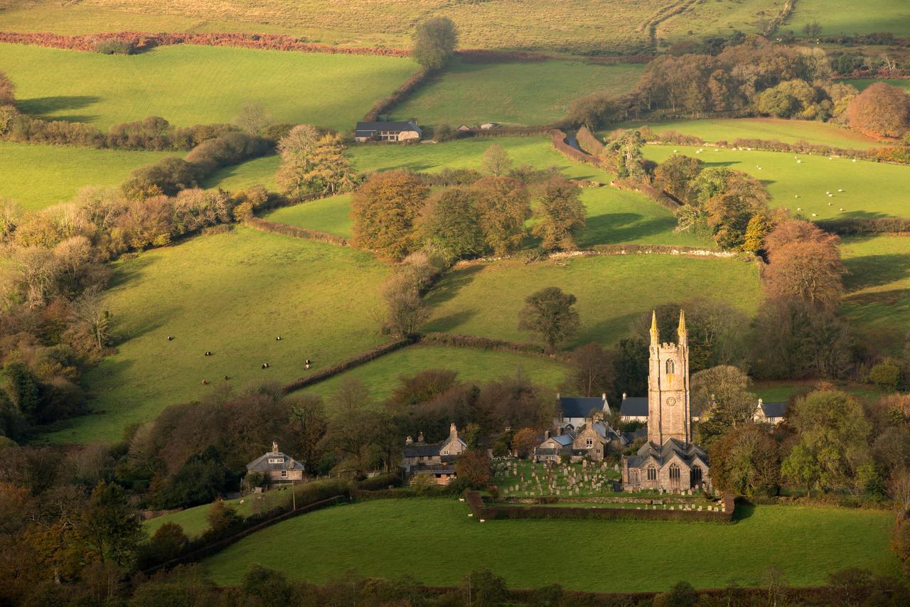 Moorland View Cottage North Bovey Bagian luar foto